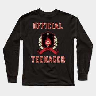 Official Teenager Skull Tee Long Sleeve T-Shirt